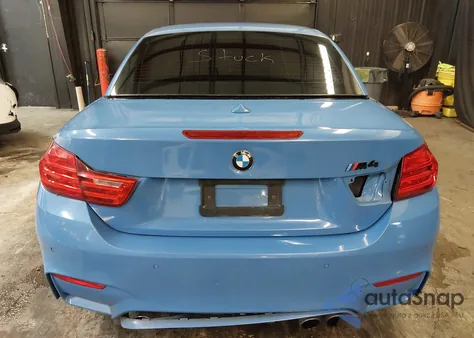 2016 BMW M4 из США, поврежденный, VIN WBS3U9C51GP968809